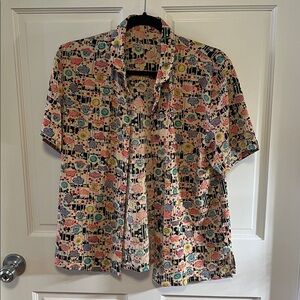 Multicolor Patterned vintage Shirt